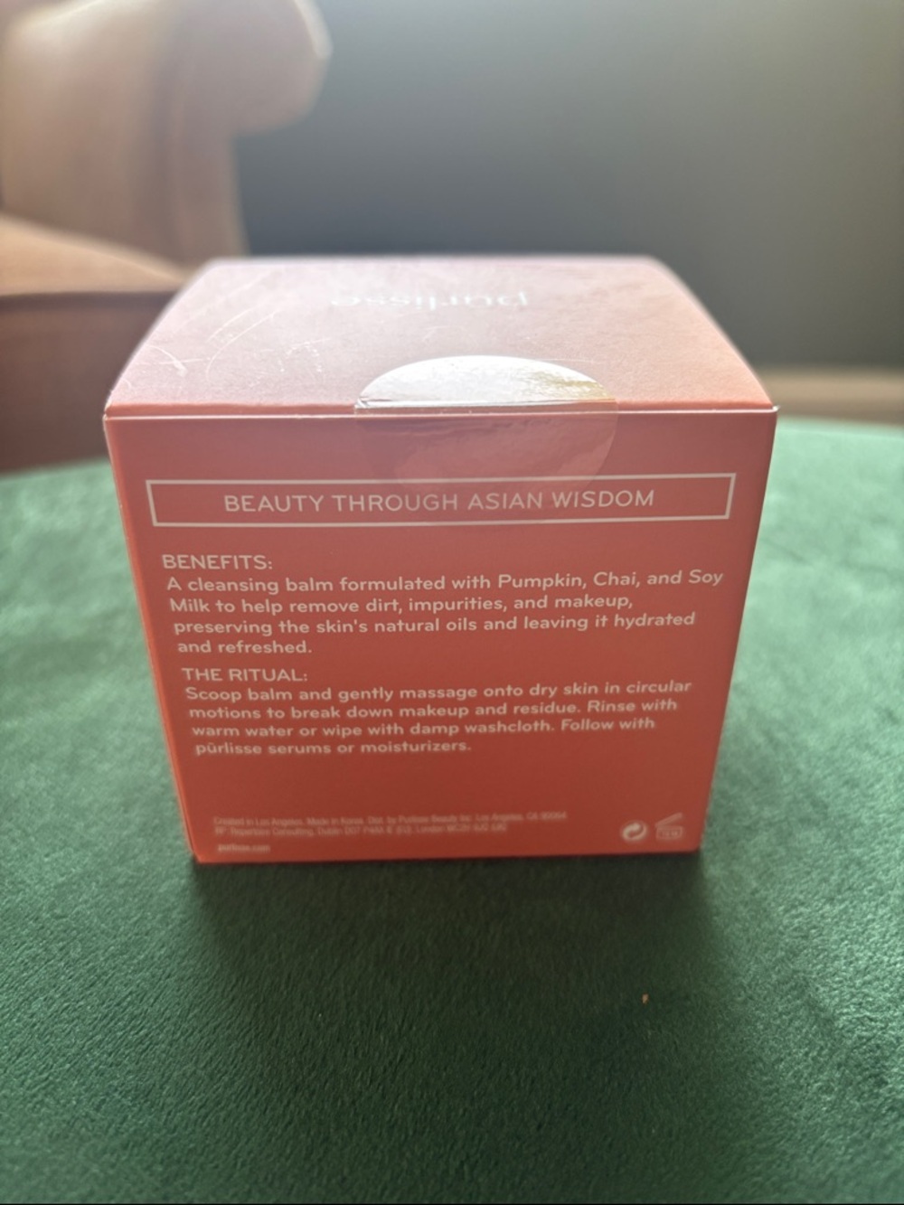 purlisse Pumpkin Chai Latte Cleansing Balm - Picture 2 of 5